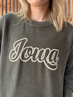 Double Iowa Corded Crewneck