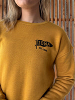 Iowa Flag Left Chest Sweatshirt
