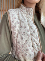 Floral Quilted Vest