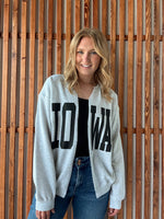 Iowa Sweatshirt Cardigan