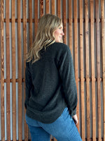 Ribbed Lightweight Shacket - Black
