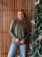 Plaid Merry Long Sleeve - Olive