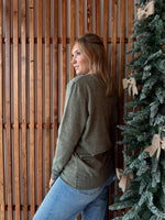 Plaid Merry Long Sleeve - Olive