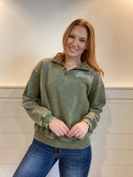 Iowa 3/4 Zip Sweatshirt