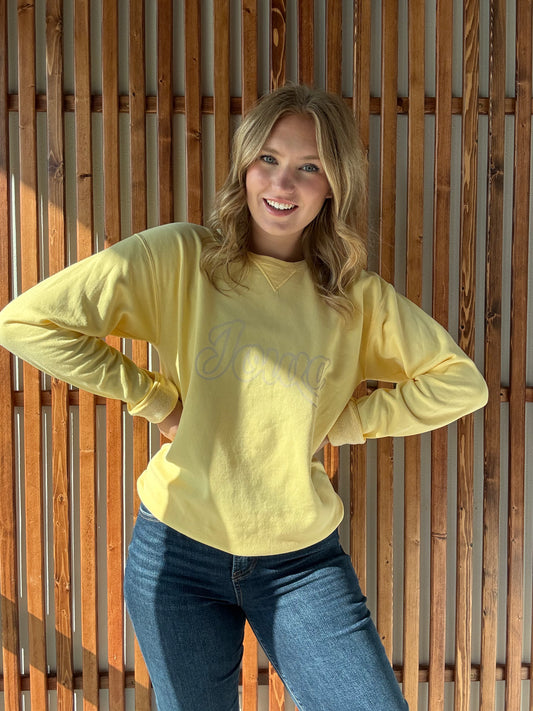 Iowa Vintage Sweatshirt - Butter