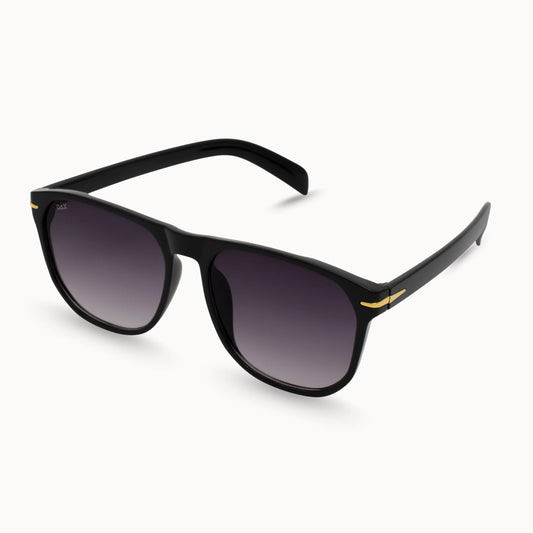 Jax - Square Sunglasses: Black