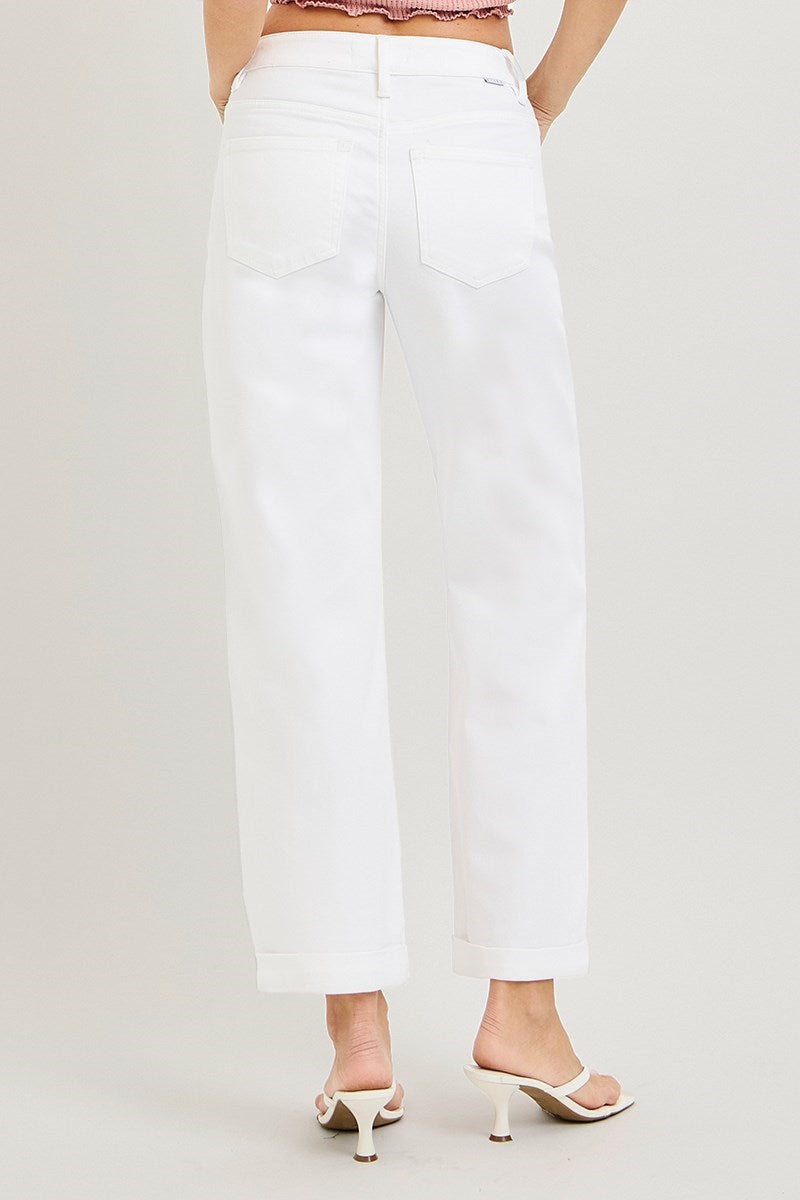 Nora MR Ankle Barrel Relaxed Risen Jeans