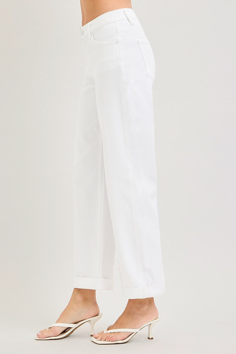 Nora MR Ankle Barrel Relaxed Risen Jeans
