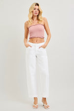 Nora MR Ankle Barrel Relaxed Risen Jeans