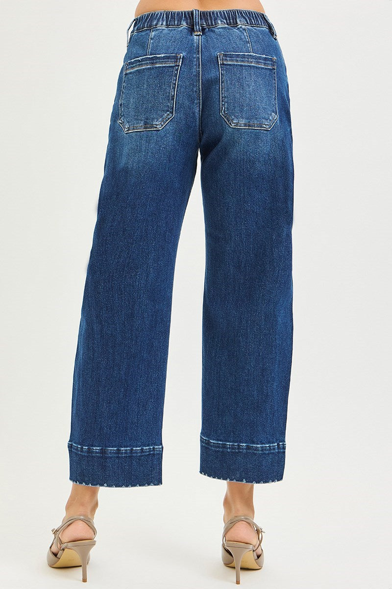 Willa Slouchy Cropped Barrel Risen Jeans
