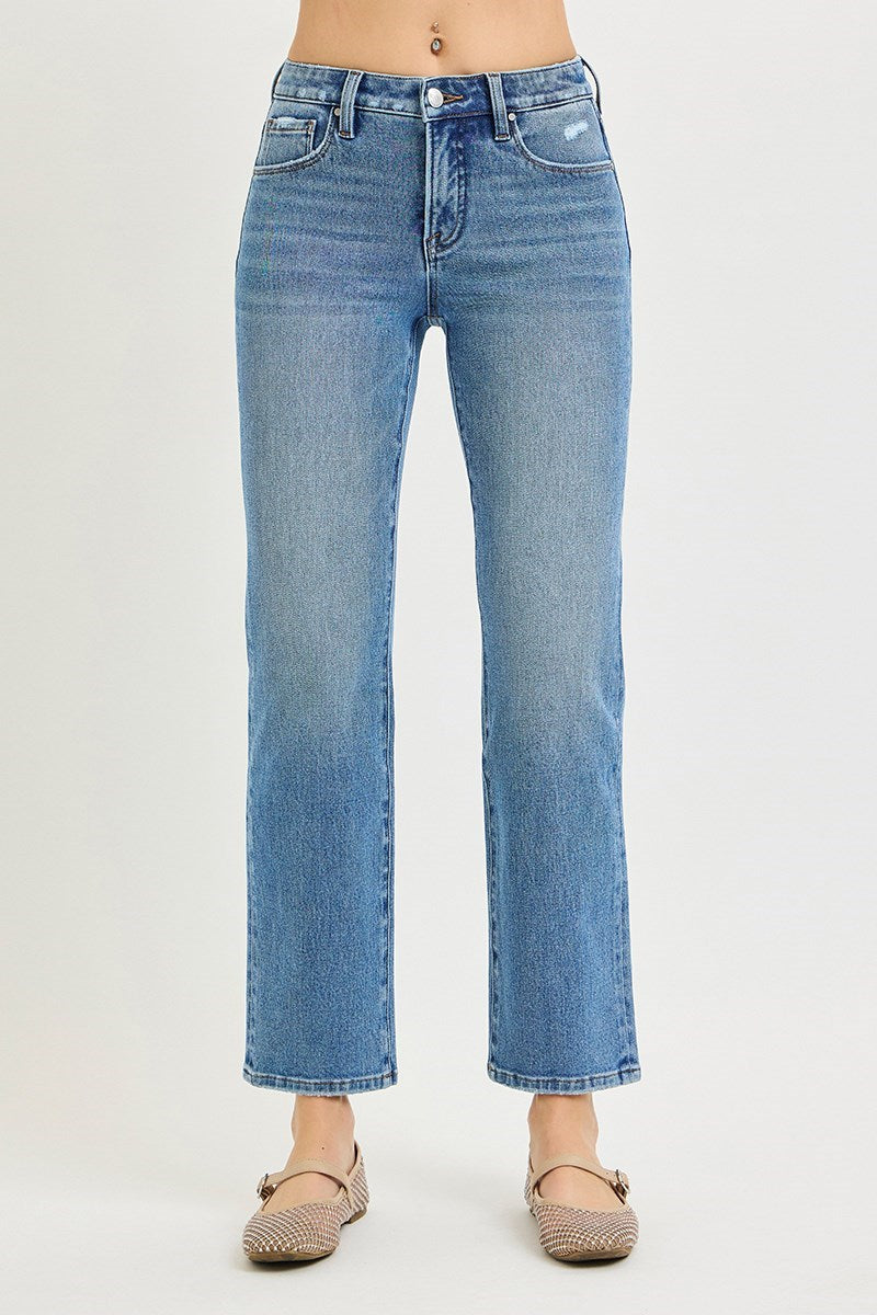 Lena MR Tummy Control Ankle Straight: Medium