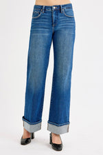 Wendy TC MR Wide Cuff Risen Jeans