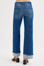 Wendy TC MR Wide Cuff Risen Jeans