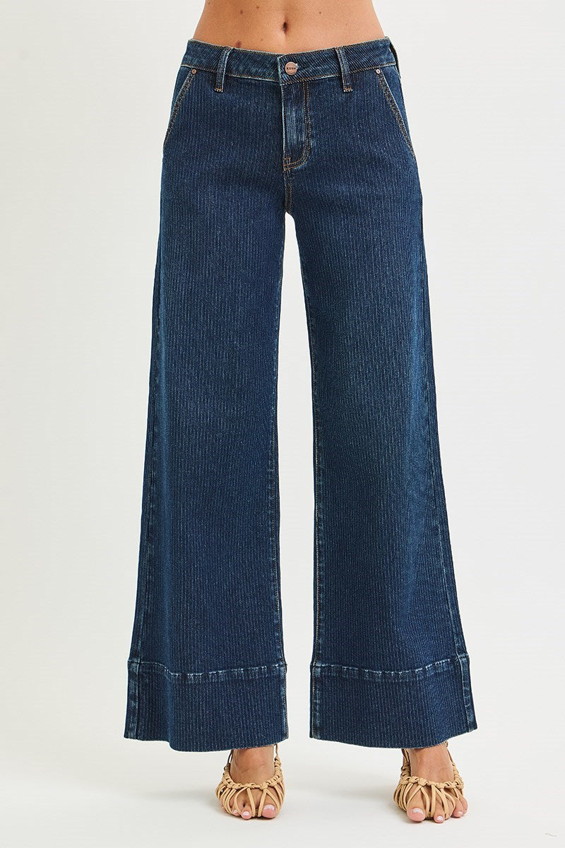 Sabrina MR Slouch Wide Leg Risen Jeans