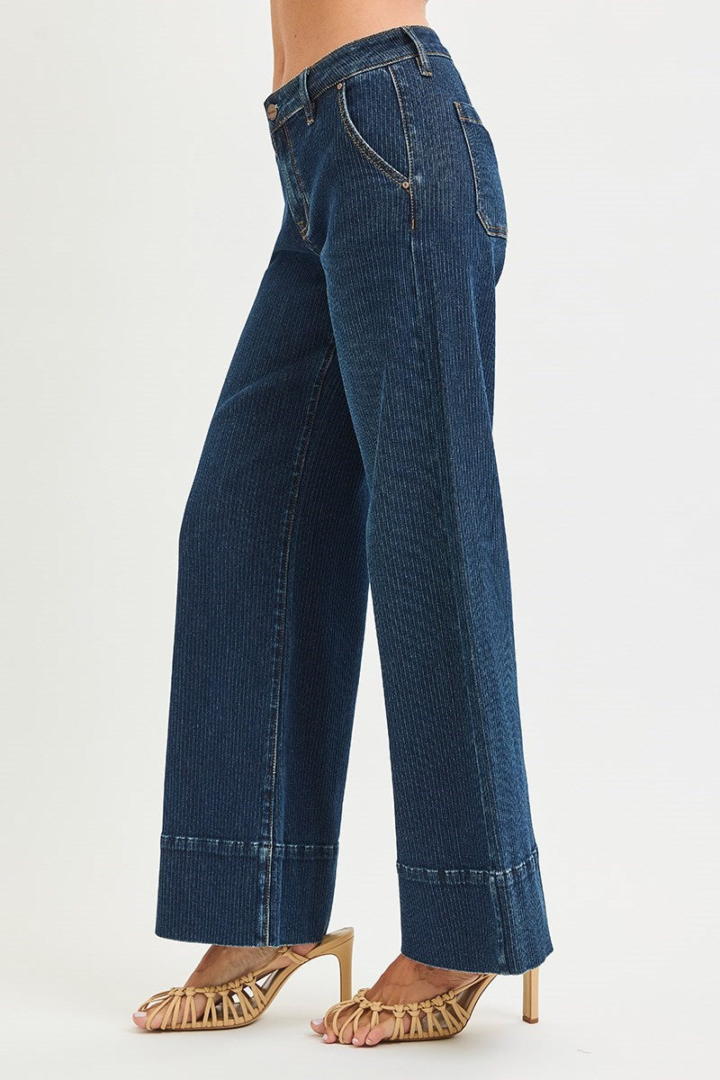 Sabrina MR Slouch Wide Leg Risen Jeans
