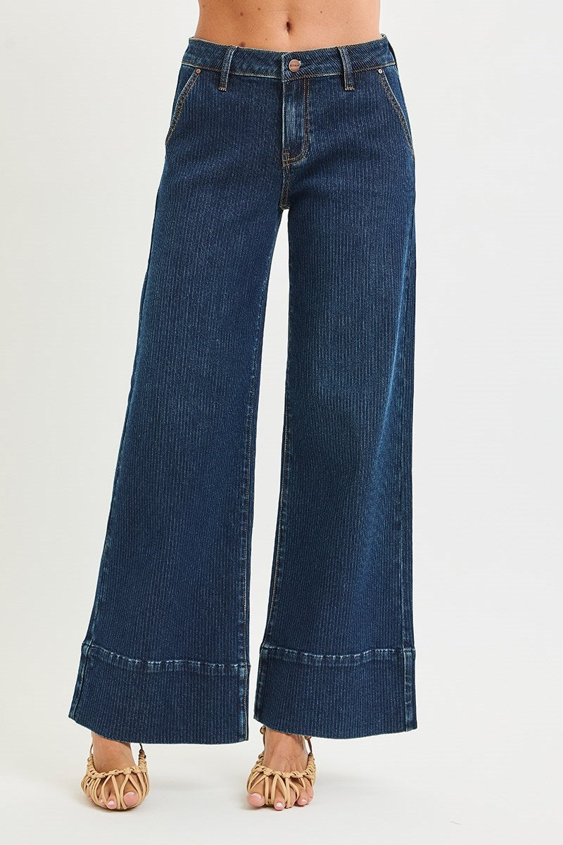 Sabrina MR Slouch Wide Leg Risen Jeans