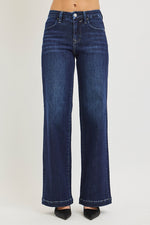 Jones MR Wide Leg Risen Jeans - Dark