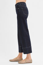 Gwen TC HR Crop Wide Seam Detail Risen Jeans