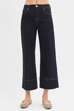 Gwen TC HR Crop Wide Seam Detail Risen Jeans