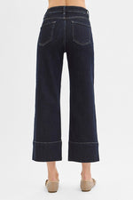 Gwen TC HR Crop Wide Seam Detail Risen Jeans