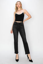 Jennifer HR Crop Straight Risen Jeans