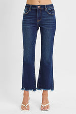 Arianna HR Crop Straight Slim Risen Jeans