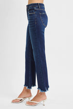 Arianna HR Crop Straight Slim Risen Jeans