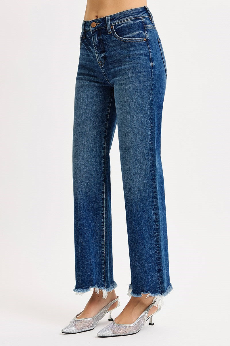 Parker TC HR Ankle Straight Risen Jeans