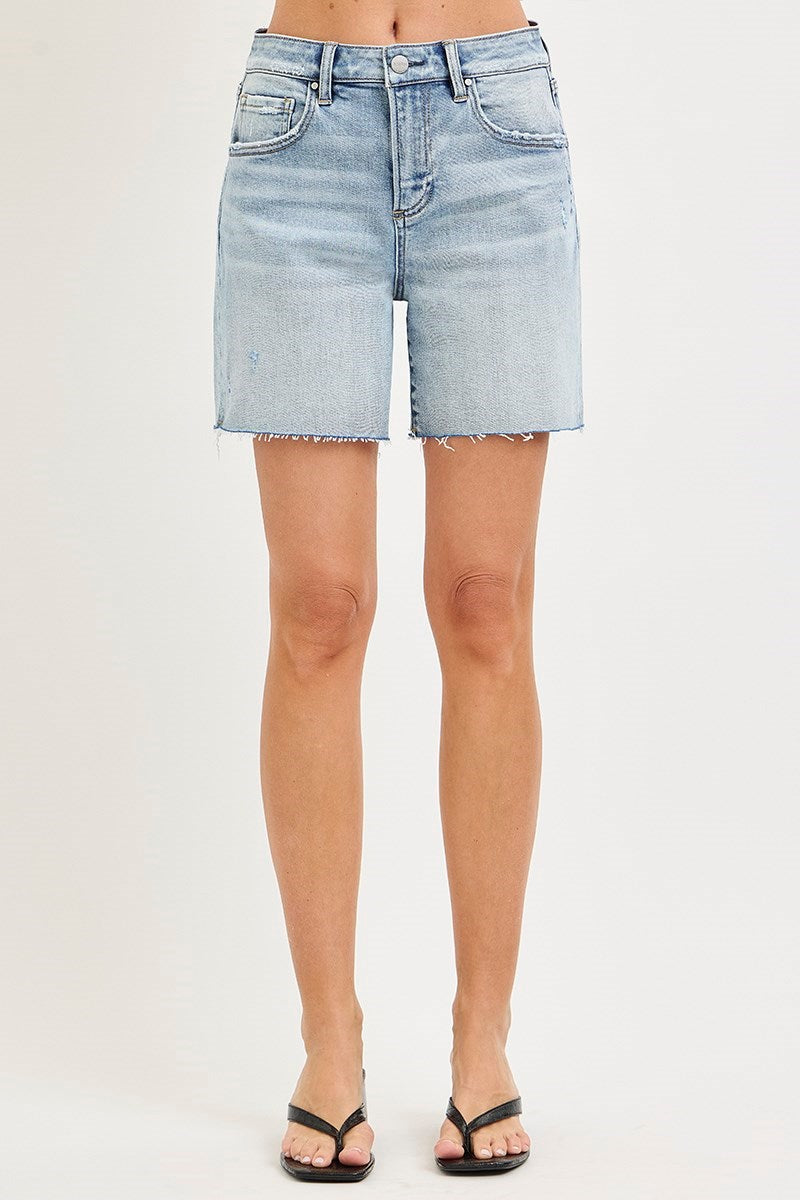 Rachel Relaxed Slouch Risen Shorts