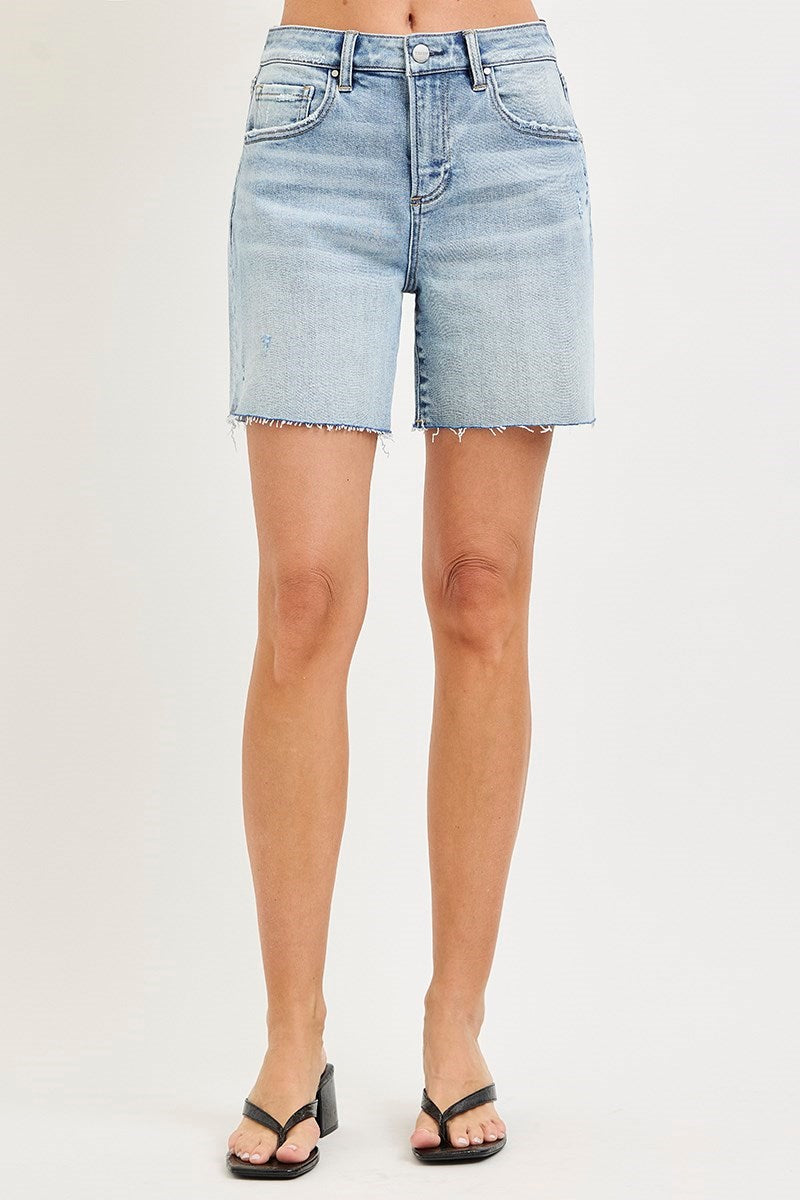 Rachel Relaxed Slouch Risen Shorts