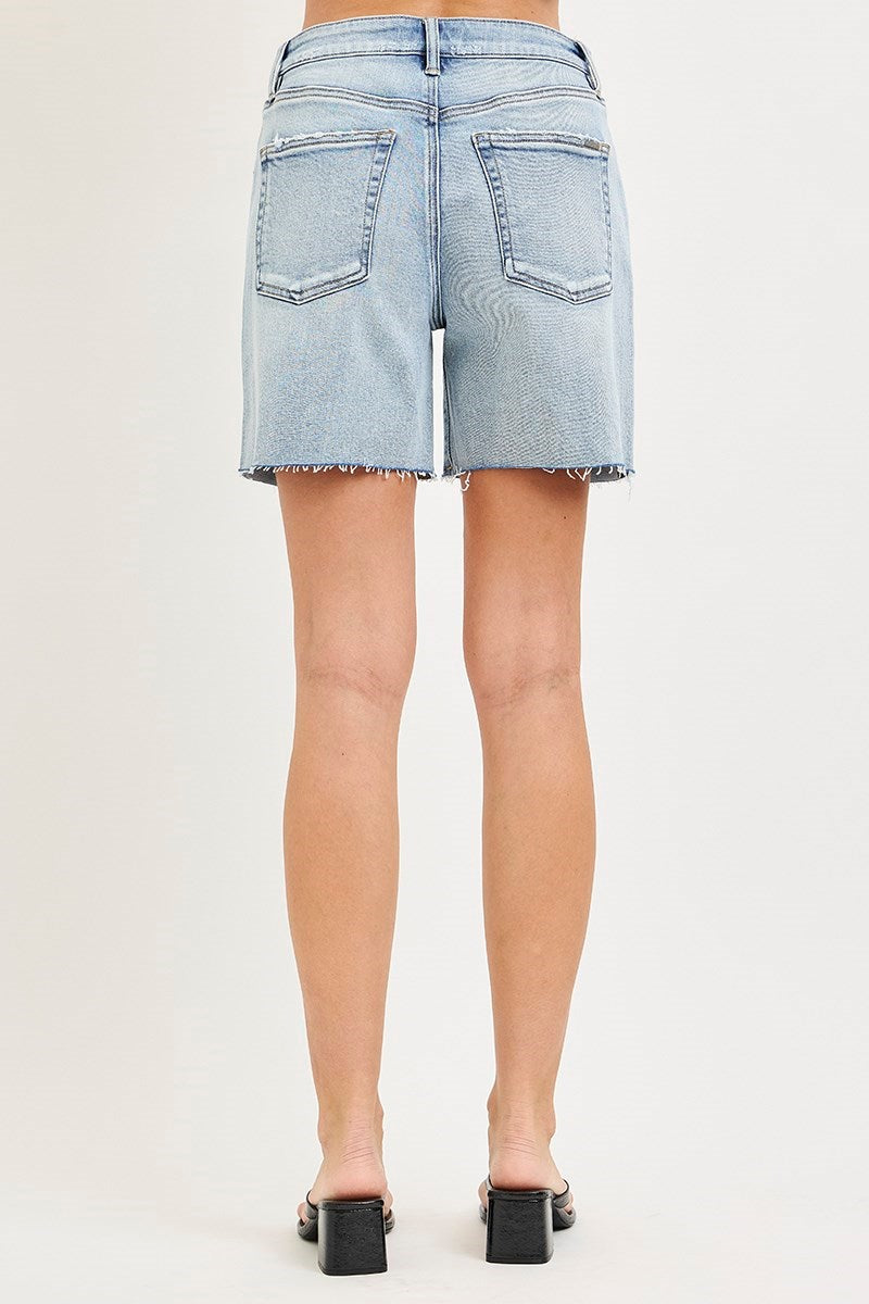 Rachel Relaxed Slouch Risen Shorts