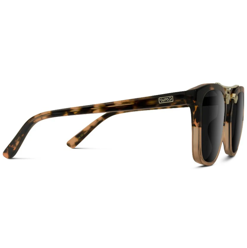 Demi Sunglasses: Crystal Brown Tortoise / Black Lens