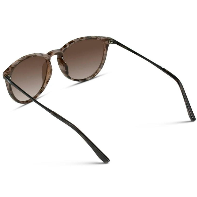 Drew Sunglasses: Blush Pink Tortoise / Brown Gradient Lens