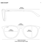 Drew Sunglasses: Black Frame/Black Lens