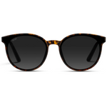 Aubrie Sunglasses: Tortoise Frame/Black Gradient Lens