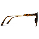 Aubrie Sunglasses: Tortoise Frame/Black Gradient Lens