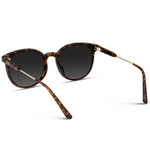 Aubrie Sunglasses: Tortoise Frame/Black Gradient Lens