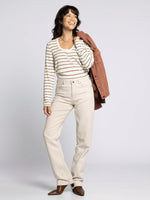 Lauren Top - Off White Bronze