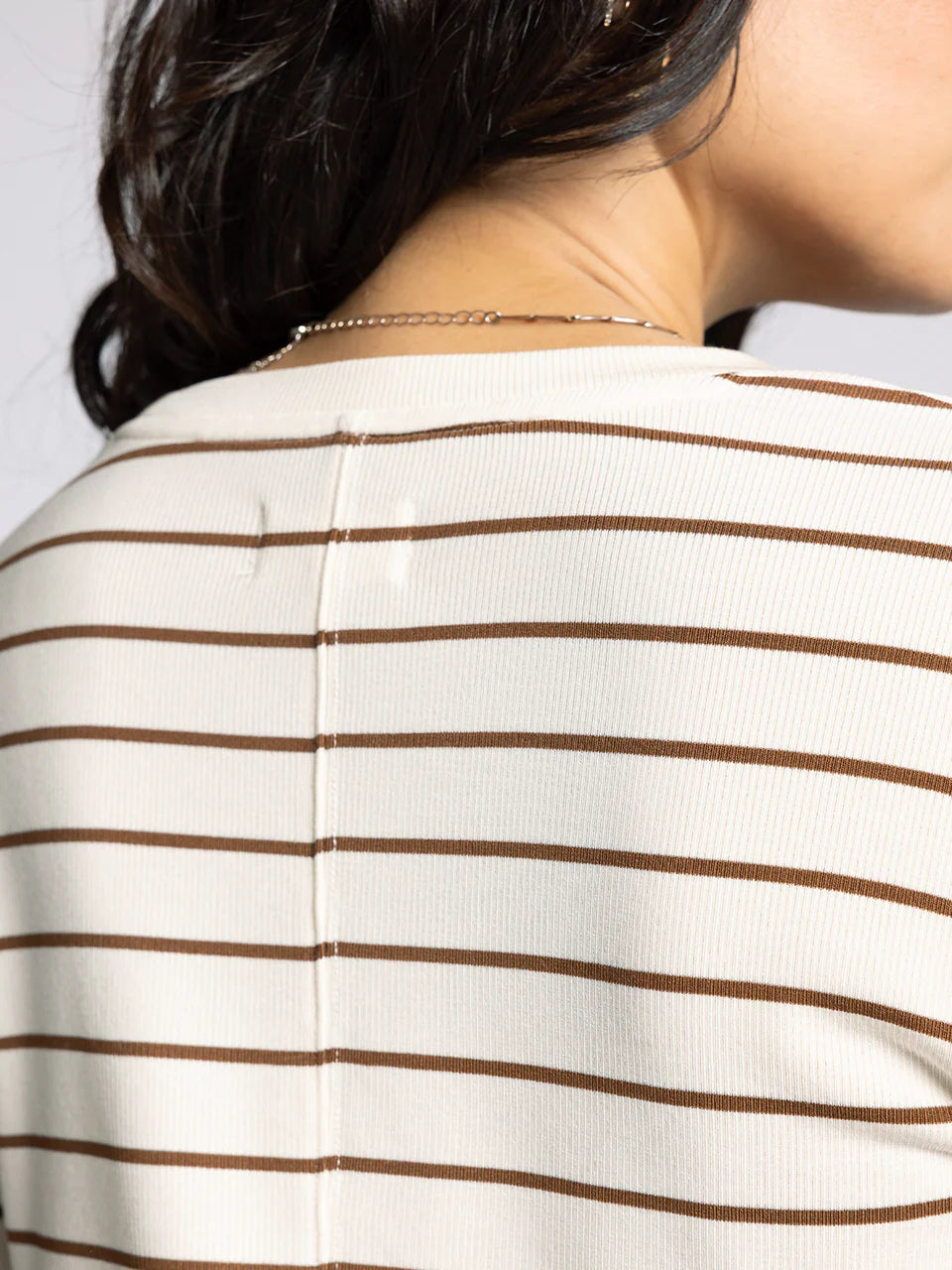Lauren Top - Off White Bronze