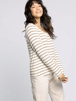 Lauren Top - Off White Bronze