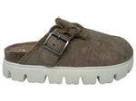 Cali Slip on Platform Mule - Taupe