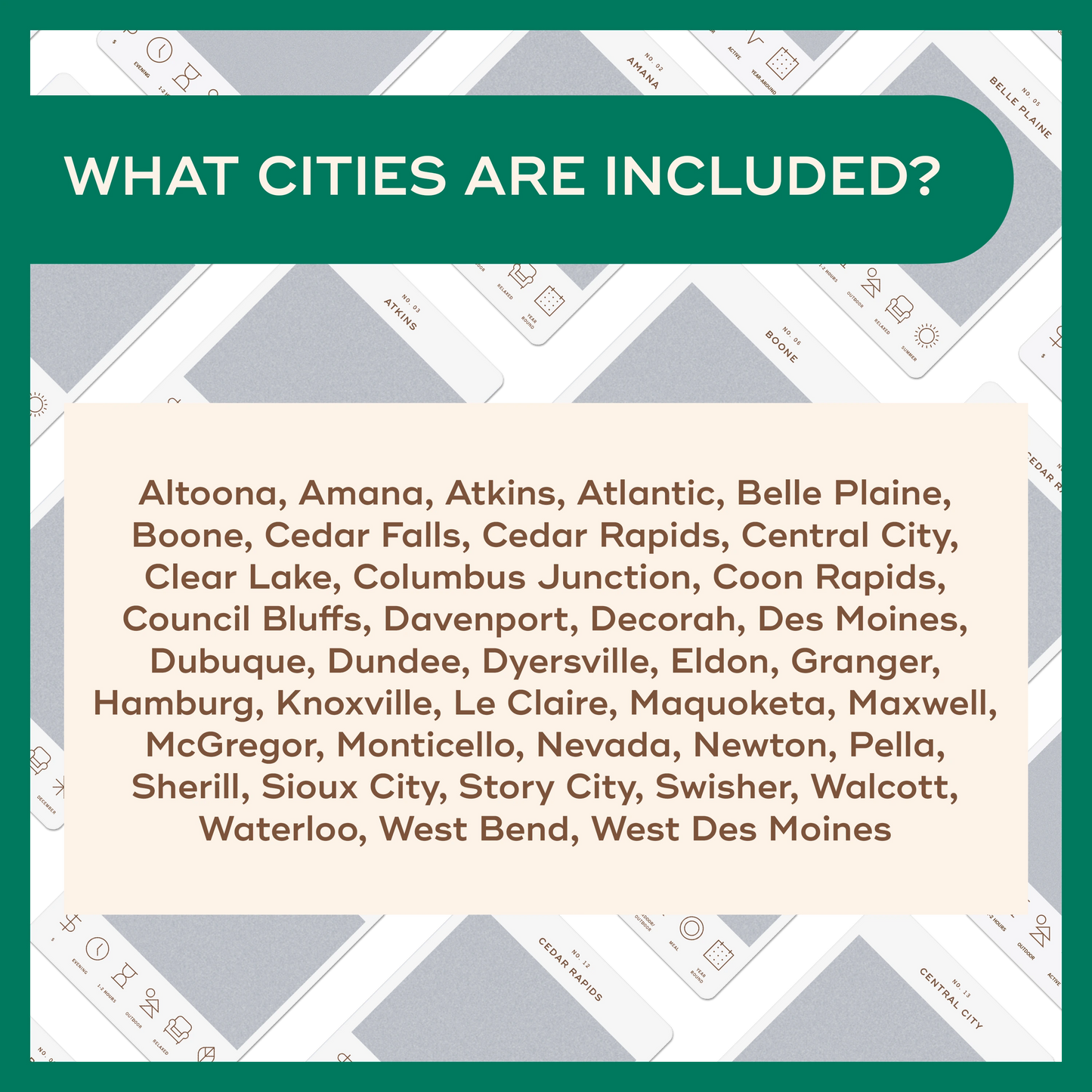 Iowa Adventure Bucket List