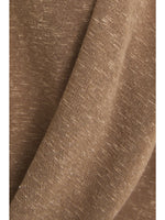 Front Twist Short Sleeve Top - Mocha