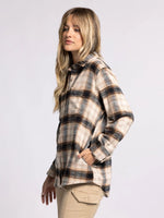 Barry Shirt - Sand Black Plaid