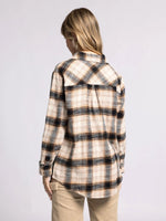 Barry Shirt - Sand Black Plaid