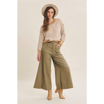 Relaxed Fit Textured Mix Stripe Sweater - Camel