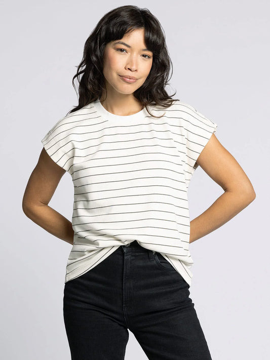 Bella Tee - Off White Noir