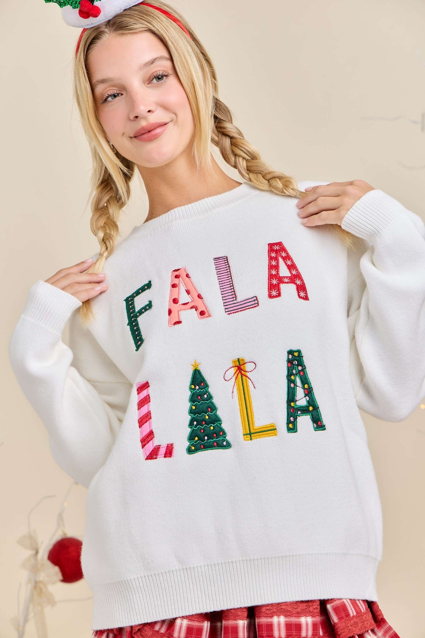 Fala Lala Festive Christmas Sweater