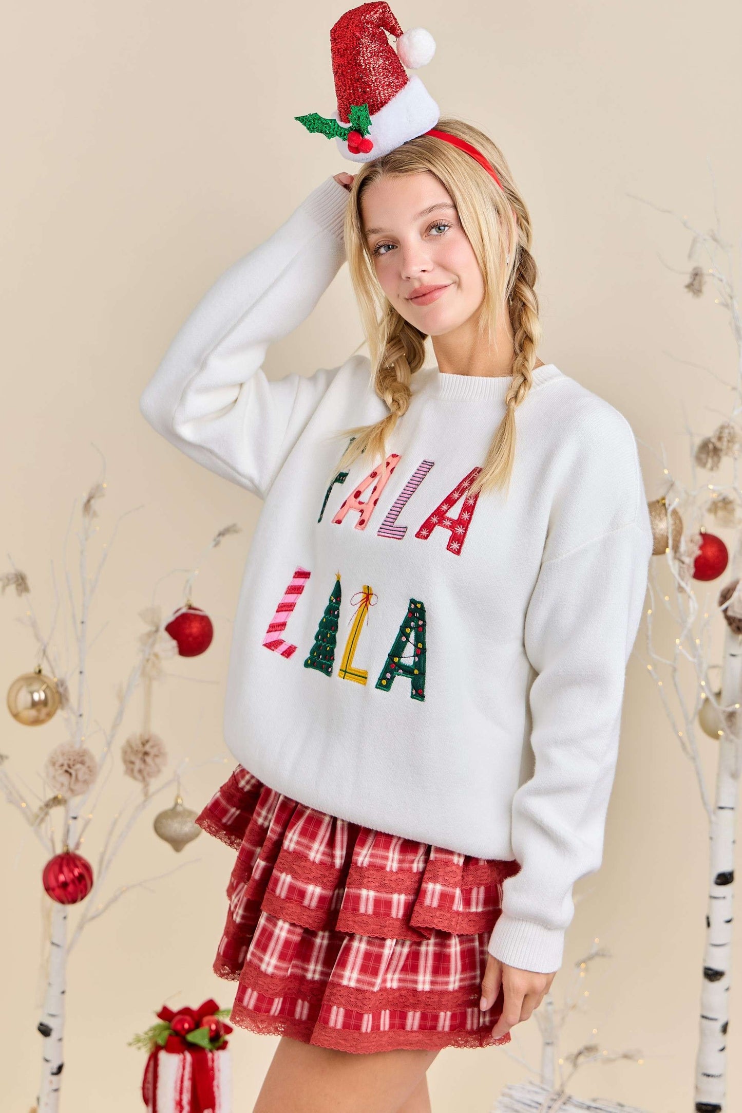 Fala Lala Festive Christmas Sweater
