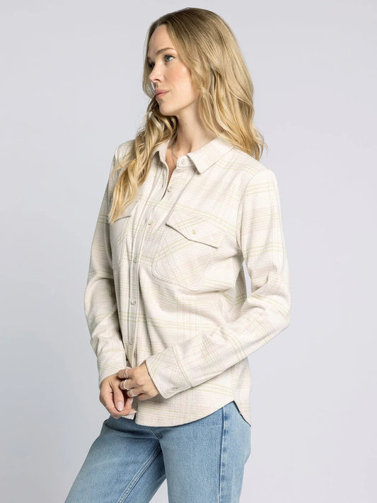Cassian Shirt - Cream Multi Plaid